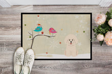 Load image into Gallery viewer, Christmas Presents between Friends Bichon Frise Doormat - 24x36 Decorative Floor Mat – Indoor/Outdoor Rug with Artistic Flair BB2547JMAT