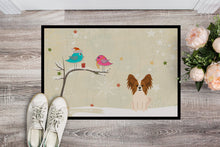 Load image into Gallery viewer, Christmas Presents between Friends Papillon Red White Doormat - 24x36 Decorative Floor Mat – Indoor/Outdoor Rug with Artistic Flair BB2550JMAT