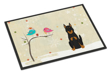 Load image into Gallery viewer, Christmas Presents between Friends Beauce Shepherd Dog Doormat - 24x36 Decorative Floor Mat – Indoor/Outdoor Rug with Artistic Flair BB2552JMAT