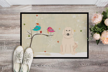Load image into Gallery viewer, Christmas Presents between Friends Great Pyrenese Doormat - 24x36 Decorative Floor Mat – Indoor/Outdoor Rug with Artistic Flair BB2555JMAT
