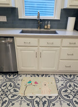 Load image into Gallery viewer, Christmas Presents between Friends Great Pyrenese Machine Washable Memory Foam Mat BB2555RUG