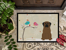 Load image into Gallery viewer, Christmas Presents between Friends Bullmastiff Doormat - 24x36 Decorative Floor Mat – Indoor/Outdoor Rug with Artistic Flair BB2556JMAT