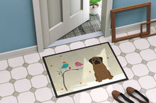 Load image into Gallery viewer, Christmas Presents between Friends Bullmastiff Doormat - 24x36 Decorative Floor Mat – Indoor/Outdoor Rug with Artistic Flair BB2556JMAT