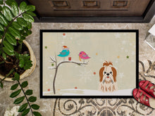 Load image into Gallery viewer, Christmas Presents between Friends Shih Tzu Red White Doormat - 24x36 Decorative Floor Mat – Indoor/Outdoor Rug with Artistic Flair BB2559JMAT
