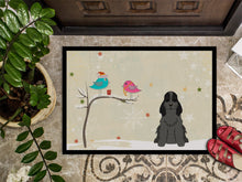 Load image into Gallery viewer, Christmas Presents between Friends Cocker Spaniel Black Doormat - 24x36 Decorative Floor Mat – Indoor/Outdoor Rug with Artistic Flair BB2564JMAT