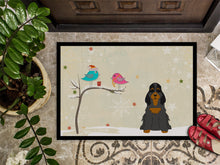 Load image into Gallery viewer, Christmas Presents between Friends Cocker Spaniel Black Tan Doormat - 24x36 Decorative Floor Mat – Indoor/Outdoor Rug with Artistic Flair BB2565JMAT