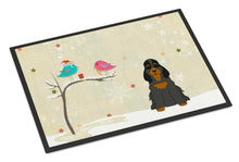 Load image into Gallery viewer, Christmas Presents between Friends Cocker Spaniel Black Tan Doormat - 24x36 Decorative Floor Mat – Indoor/Outdoor Rug with Artistic Flair BB2565JMAT