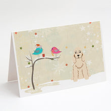 Load image into Gallery viewer, Christmas Presents between Friends Cocker Spaniel - Buff Greeting Cards -  Blank Note Cards – 8-Pack of Artist-Designed Cards with Envelopes