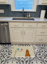Load image into Gallery viewer, Christmas Presents between Friends Cocker Spaniel Red Machine Washable Memory Foam Mat BB2567RUG