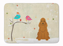 Load image into Gallery viewer, Christmas Presents between Friends Cocker Spaniel Red Machine Washable Memory Foam Mat BB2567RUG