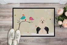 Load image into Gallery viewer, Christmas Presents between Friends Old English Sheepdog Doormat - 24x36 Decorative Floor Mat – Indoor/Outdoor Rug with Artistic Flair BB2568JMAT