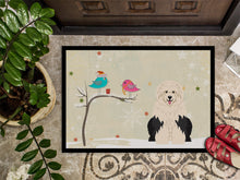 Load image into Gallery viewer, Christmas Presents between Friends Old English Sheepdog Doormat - 24x36 Decorative Floor Mat – Indoor/Outdoor Rug with Artistic Flair BB2568JMAT