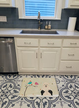 Load image into Gallery viewer, Christmas Presents between Friends Old English Sheepdog Machine Washable Memory Foam Mat BB2568RUG