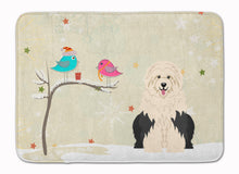 Load image into Gallery viewer, Christmas Presents between Friends Old English Sheepdog Machine Washable Memory Foam Mat BB2568RUG