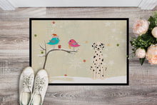 Load image into Gallery viewer, Christmas Presents between Friends Dalmatian Doormat - 24x36 Decorative Floor Mat – Indoor/Outdoor Rug with Artistic Flair BB2569JMAT