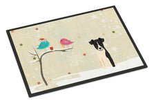 Load image into Gallery viewer, Christmas Presents between Friends Smooth Fox Terrier Doormat - 24x36 Decorative Floor Mat – Indoor/Outdoor Rug with Artistic Flair BB2570JMAT