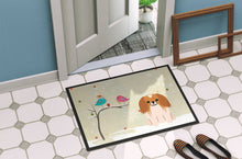 Load image into Gallery viewer, Christmas Presents between Friends Pekingnese Red White Doormat - 24x36 Decorative Floor Mat – Indoor/Outdoor Rug with Artistic Flair BB2575JMAT
