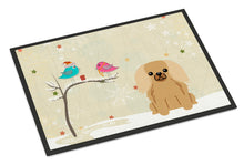 Load image into Gallery viewer, Christmas Presents between Friends Pekingnese Fawn Sable Doormat - 24x36 Decorative Floor Mat – Indoor/Outdoor Rug with Artistic Flair BB2576JMAT
