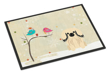 Load image into Gallery viewer, Christmas Presents between Friends Pekingnese Cream Doormat - 24x36 Decorative Floor Mat – Indoor/Outdoor Rug with Artistic Flair BB2578JMAT