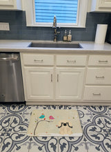 Load image into Gallery viewer, Christmas Presents between Friends Pekingnese Cream Machine Washable Memory Foam Mat BB2578RUG