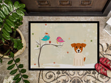 Load image into Gallery viewer, Christmas Presents between Friends Jack Russell Terrier Doormat - 24x36 Decorative Floor Mat – Indoor/Outdoor Rug with Artistic Flair BB2580JMAT