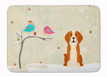 Load image into Gallery viewer, Christmas Presents between Friends English Foxhound Machine Washable Memory Foam Mat BB2582RUG