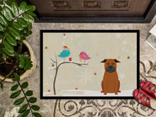Load image into Gallery viewer, Christmas Presents between Friends Chinese Chongqing Dog Doormat - 24x36 Decorative Floor Mat – Indoor/Outdoor Rug with Artistic Flair BB2583JMAT