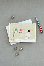 Load image into Gallery viewer, Christmas Presents between Friends Boxer - White Greeting Cards -  Blank Note Cards – 8-Pack of Artist-Designed Cards with Envelopes
