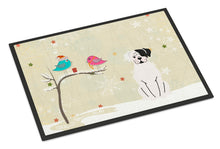 Load image into Gallery viewer, Christmas Presents between Friends White Boxer Cooper Doormat - 24x36 Decorative Floor Mat – Indoor/Outdoor Rug with Artistic Flair BB2586JMAT