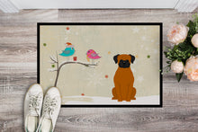 Load image into Gallery viewer, Christmas Presents between Friends Fawn Boxer Doormat - 24x36 Decorative Floor Mat – Indoor/Outdoor Rug with Artistic Flair BB2587JMAT