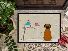 Load image into Gallery viewer, Christmas Presents between Friends Fawn Boxer Doormat - 24x36 Decorative Floor Mat – Indoor/Outdoor Rug with Artistic Flair BB2587JMAT