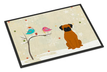 Load image into Gallery viewer, Christmas Presents between Friends Fawn Boxer Doormat - 24x36 Decorative Floor Mat – Indoor/Outdoor Rug with Artistic Flair BB2587JMAT
