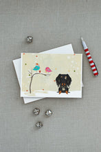 Load image into Gallery viewer, Christmas Presents between Friends Dachshund - Wire - Dapple Greeting Cards -  Blank Note Cards – 8-Pack of Artist-Designed Cards with Envelopes