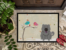 Load image into Gallery viewer, Christmas Presents between Friends Chow Chow Blue Doormat - 24x36 Decorative Floor Mat – Indoor/Outdoor Rug with Artistic Flair BB2611JMAT