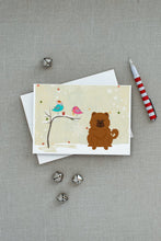 Load image into Gallery viewer, Christmas Presents between Friends Chow Chow - Red Greeting Cards -  Blank Note Cards – 8-Pack of Artist-Designed Cards with Envelopes