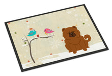 Load image into Gallery viewer, Christmas Presents between Friends Chow Chow Red Doormat - 24x36 Decorative Floor Mat – Indoor/Outdoor Rug with Artistic Flair BB2614JMAT