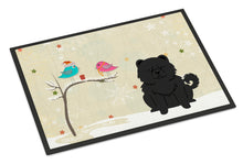 Load image into Gallery viewer, Christmas Presents between Friends Chow Chow Black Doormat - 24x36 Decorative Floor Mat – Indoor/Outdoor Rug with Artistic Flair BB2615JMAT