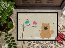 Load image into Gallery viewer, Christmas Presents between Friends Chow Chow Cream Doormat - 24x36 Decorative Floor Mat – Indoor/Outdoor Rug with Artistic Flair BB2616JMAT
