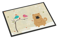 Load image into Gallery viewer, Christmas Presents between Friends Chow Chow Cream Doormat - 24x36 Decorative Floor Mat – Indoor/Outdoor Rug with Artistic Flair BB2616JMAT