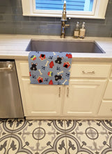 Load image into Gallery viewer, Dog House Collection French Bulldog Brindle Kitchen Towel – Artistic Dish Towel for Everyday Use BB2622KTWL