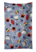 Load image into Gallery viewer, Dog House Collection French Bulldog Piebald Kitchen Towel – Artistic Dish Towel for Everyday Use BB2624KTWL
