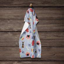 Load image into Gallery viewer, Dog House Collection Manchester Terrier Kitchen Towel – Artistic Dish Towel for Everyday Use BB2641KTWL