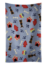 Load image into Gallery viewer, Dog House Collection Manchester Terrier Kitchen Towel – Artistic Dish Towel for Everyday Use BB2641KTWL