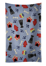Load image into Gallery viewer, Dog House Collection Standard Schnauzer Black Kitchen Towel – Artistic Dish Towel for Everyday Use BB2645KTWL