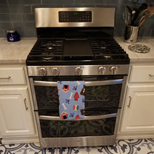 Load image into Gallery viewer, Dog House Collection Staffordshire Bull Terrier Chocolate Kitchen Towel – Artistic Dish Towel for Everyday Use BB2661KTWL