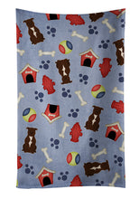 Load image into Gallery viewer, Dog House Collection Staffordshire Bull Terrier Chocolate Kitchen Towel – Artistic Dish Towel for Everyday Use BB2661KTWL