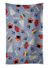 Load image into Gallery viewer, Dog House Collection Miniature Schanuzer White Kitchen Towel – Artistic Dish Towel for Everyday Use BB2666KTWL