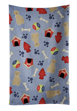 Load image into Gallery viewer, Dog House Collection Yellow Labrador Kitchen Towel – Artistic Dish Towel for Everyday Use BB2668KTWL