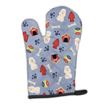 Load image into Gallery viewer, Dog House Collection Poodle White Oven Mitt BB2683OVMT