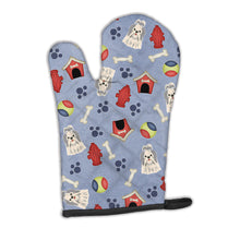 Load image into Gallery viewer, Dog House Collection Shih Tzu Silver White Oven Mitt BB2698OVMT